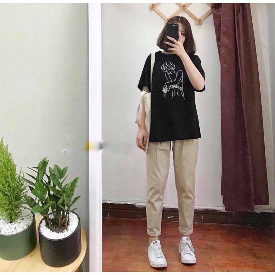 Quần Baggy Kaki Thô Mặc 2 Kiểu CHU1612 - XH