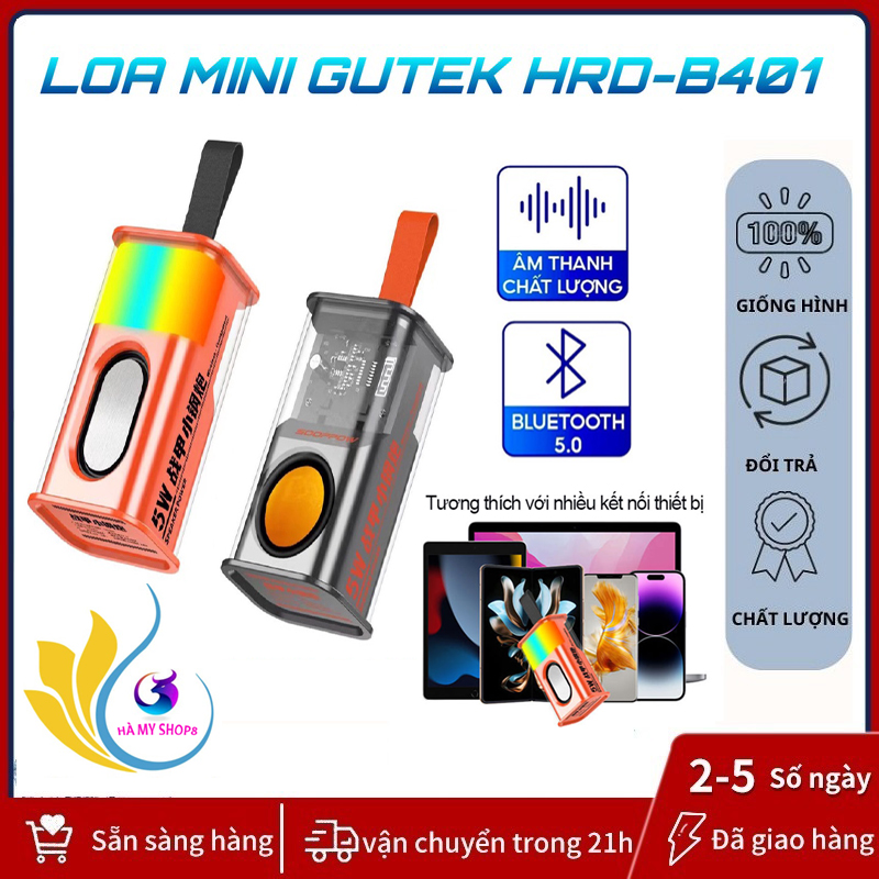 Loa bluetooth không dây,Loa bluetooth mini B401 nghe nhạc không dây bass mạnh đèn led cảm ứng,bluetooth 5.0, Loa nghe nhạc bluetooth, Loa bluetooth karaoke