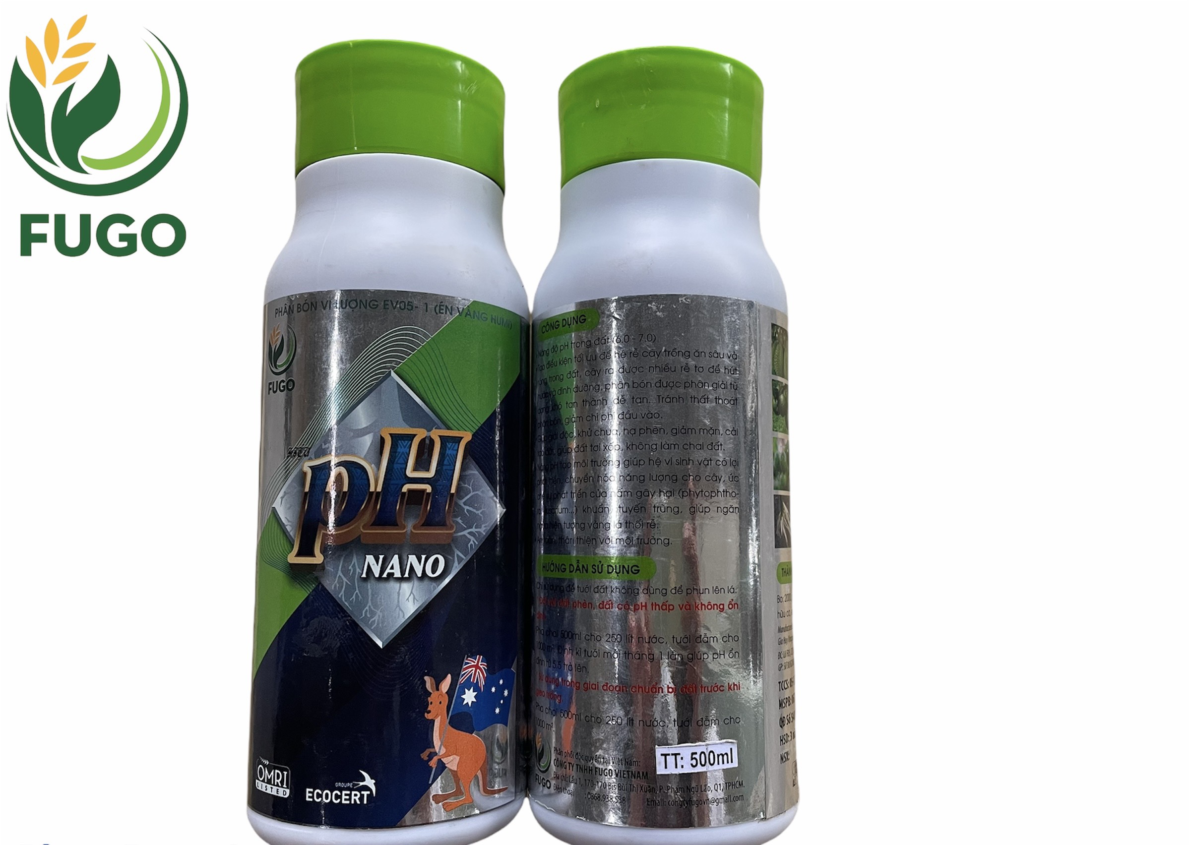 Phân bón gốc pH NANO Nâng pH trong đất(6.0-7.0), cải tạo đất