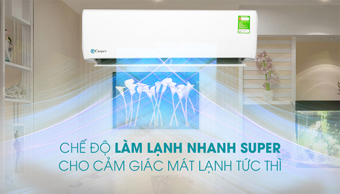 [TRẢ GÓP 0%] Điều hòa Casper 1 chiều inverter 12000BTU JC-12IU36 (Giá áp dụng giao nội thành HN, HCM& các tỉnh liên hệ shop)