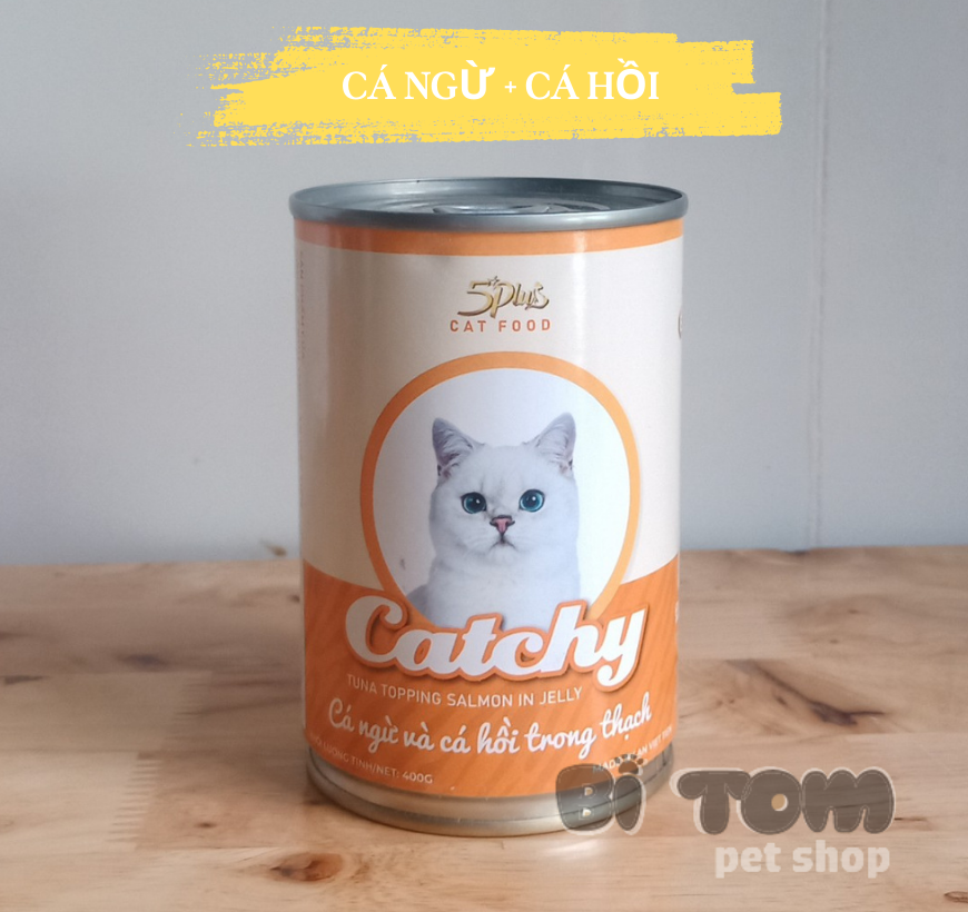 Pate cho mèo Catchy lon 400g - Nhiều vị