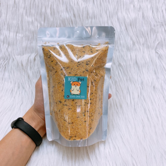 [Hoàn tiền 10%]Cốm Trứng Vỗ Béo Hamster Gói To 500G