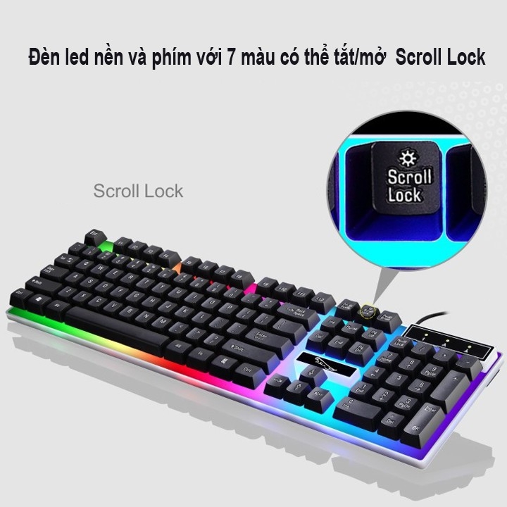 ⚡ Giá Siêu Sốc ⚡ Bàn phím giả cơ game G21 LED chuyên dụng 2018