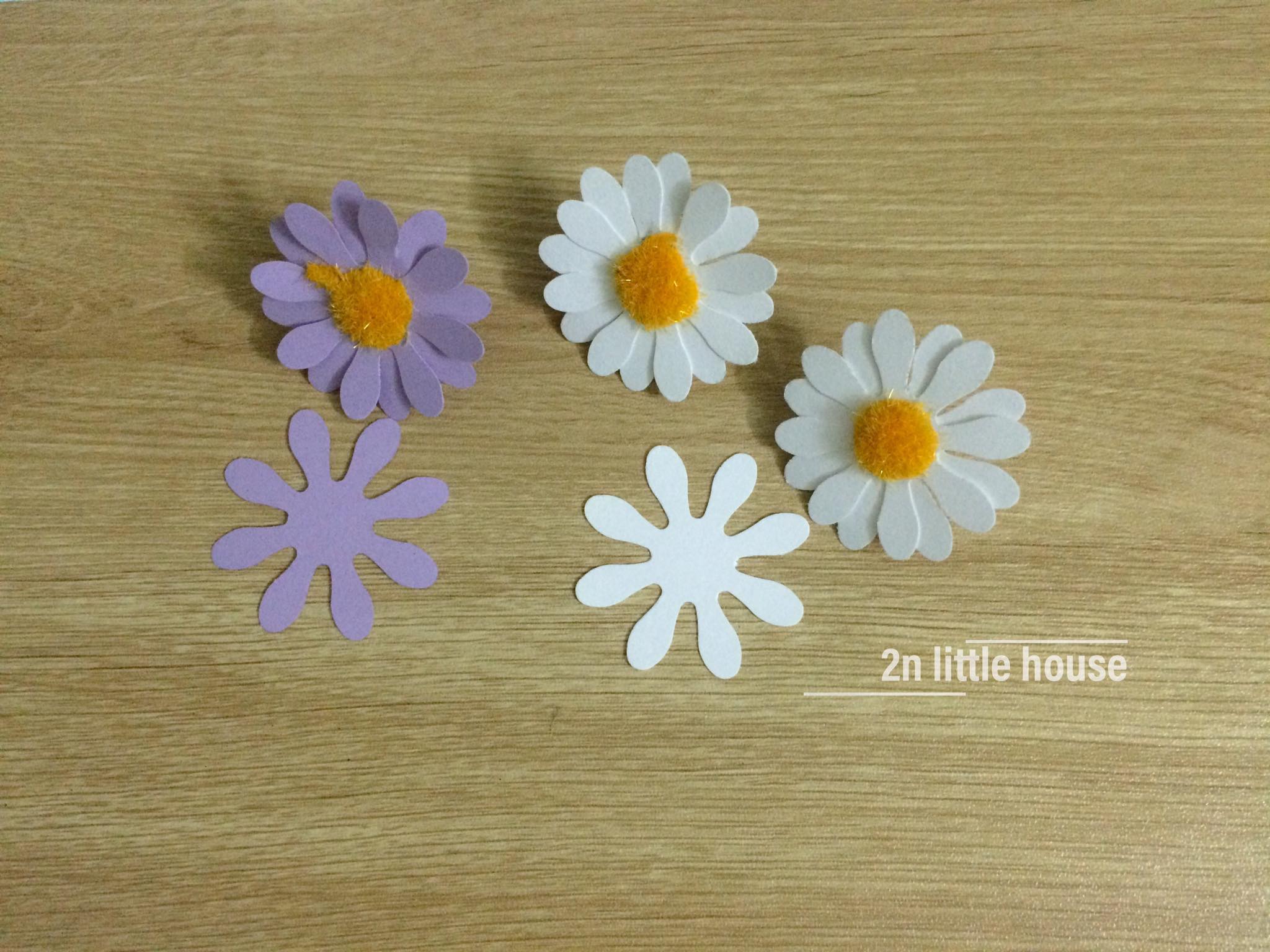 Hoa cúc giấy cắt sẵn (100 cánh)