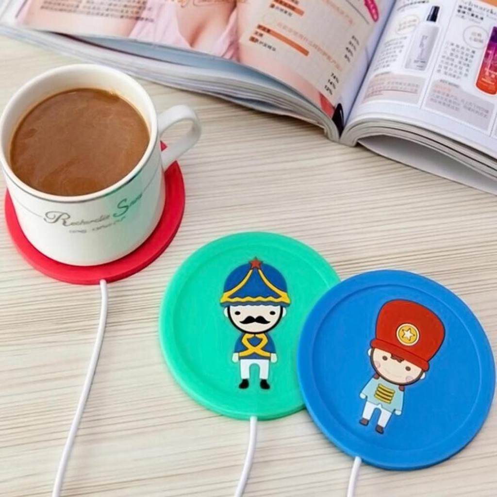 [HCM]Đế Hâm Nóng Tạo Nhiệt Trà Cafe Cổng Usb