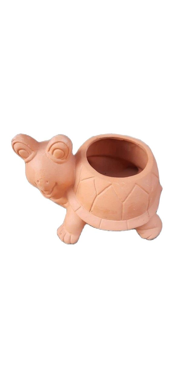 Chậu thú đất nung (tặng đất và sỏi )