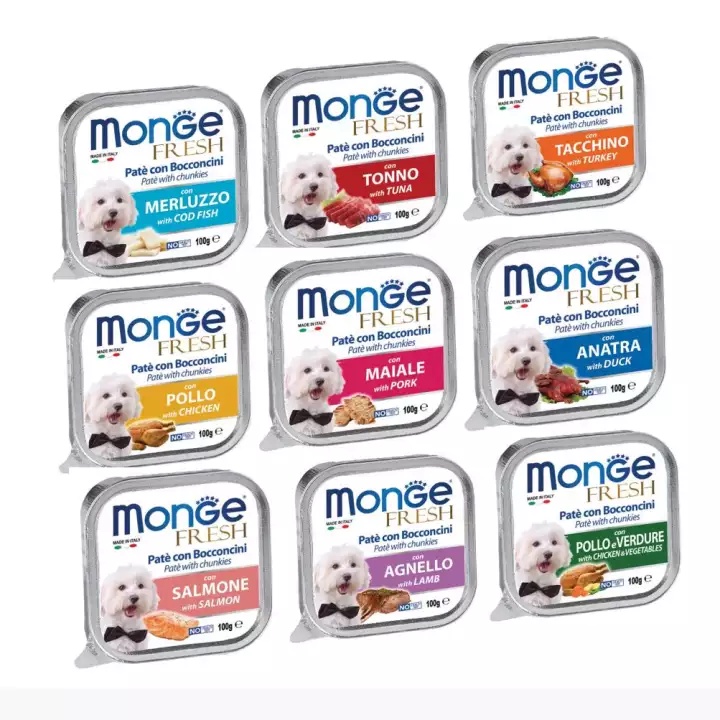 Pate Monge 100gr dành cho chó con, chó trưởng thành - T3 PETS SHOP