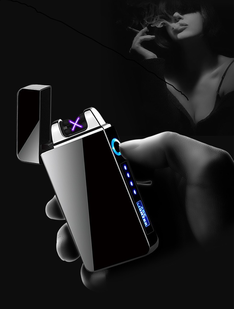 bật lửa điện plasma 4 tia chống gió