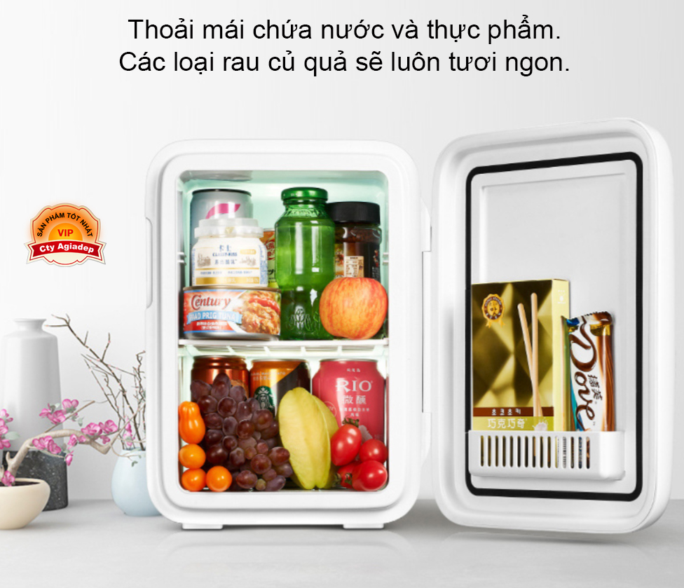 Tủ lạnh mini KEMIN Cao cấp (Dùng cả trên oto xe hơi và trong nhà) - Loại 10L