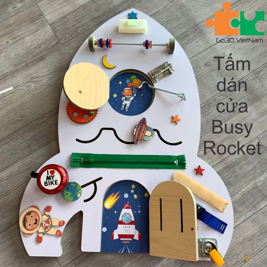 Tấm dán cửa bảng bận rộn, busy board