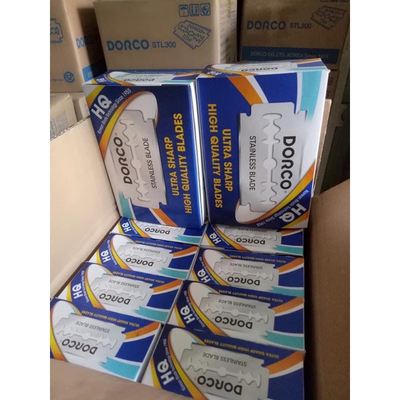 Dao lam dorco xanh vỉ 100 lưỡi