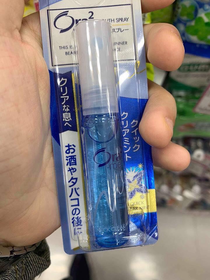 [HCM]Combo 2 chai Xịt thơm miệng Ora2 Breath Fine 5ml nội địa Nhật