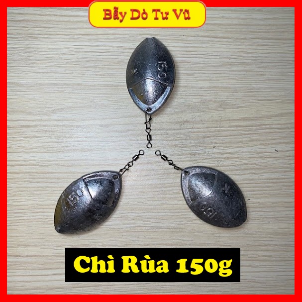 Chì Rùa Bẫy Giò Cu Gáy 100g - 120g - 150g