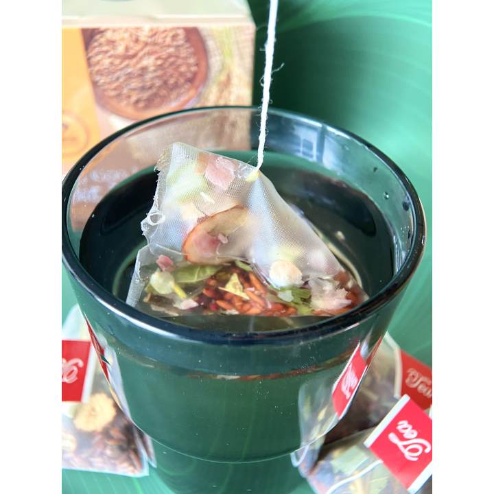 Trà Gạo Lứt Bát Bảo 8 vị DK Harvest hộp 150g(15 túi lọc), Trà Thanh Nhiệt Mát Gan Lành Tính, Điều Hòa Giấc Ngủ - Hình ảnh 4