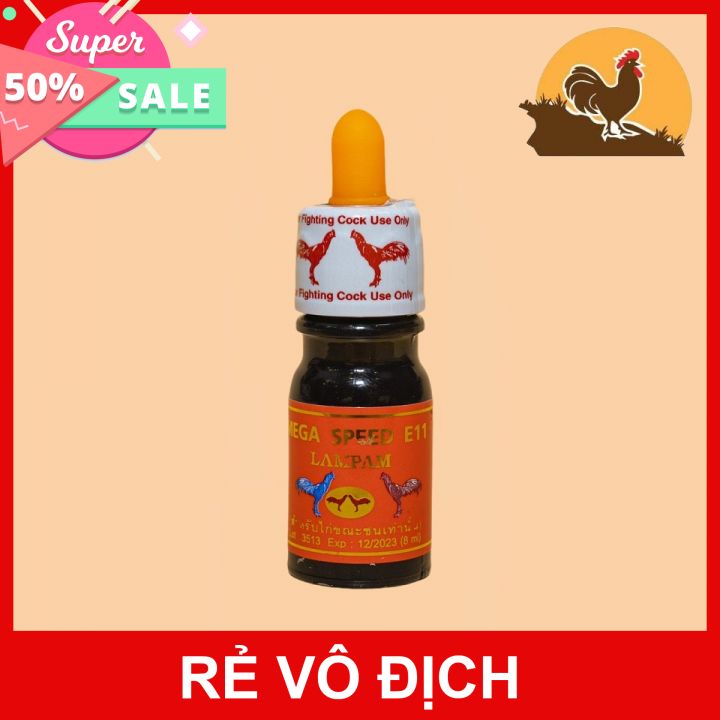 Mega speed e11 đá bo lớn, lì đòn đá gà lấu 7 ml