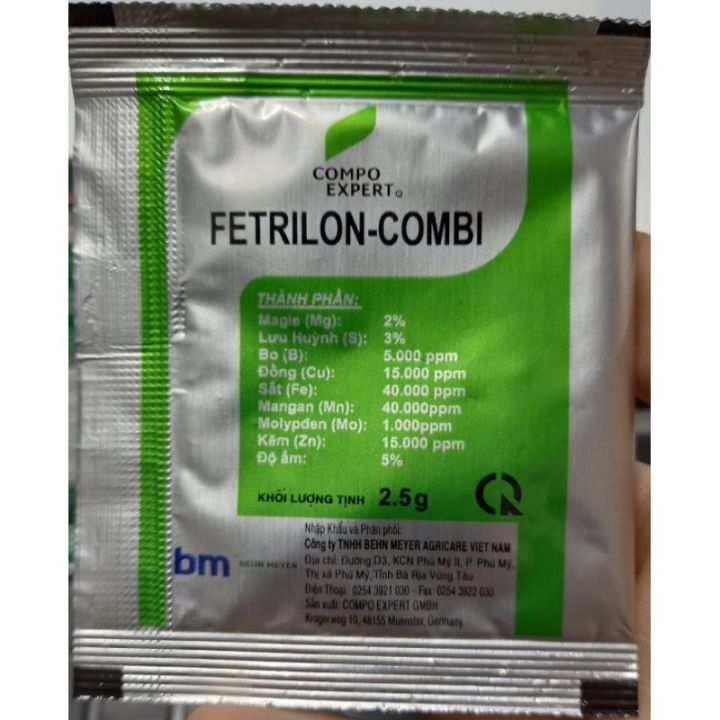 Phân Vi Lượng Fetrilon-Combi 2.5g JVO46 NongNghiepVietNhat