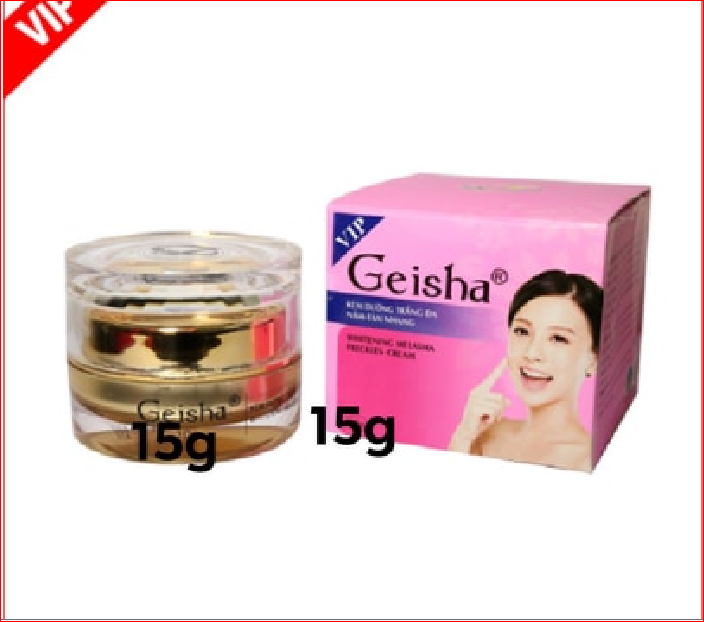 Kem Geisha Dưỡng Trắng Da, Nám, Tàn Nhang 15g VIP