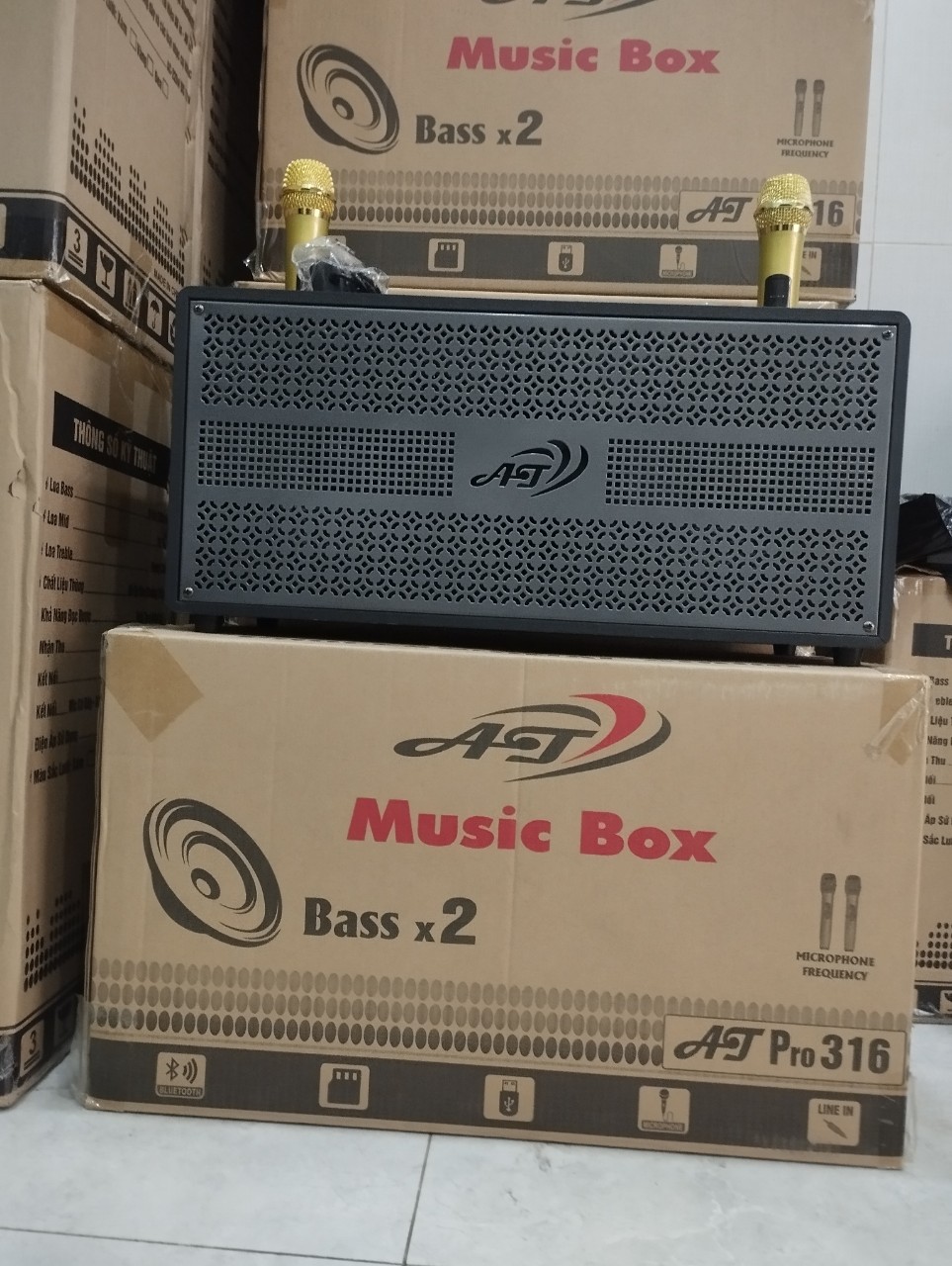 Loa AT mới ra mắt con loa AT Pro 316. 2 MICRO (Tặng kèm 2 cặp pin)
