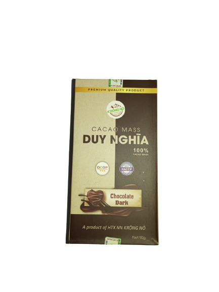 CHOCOLATE - HỘP 90G 100% CACAO MASS