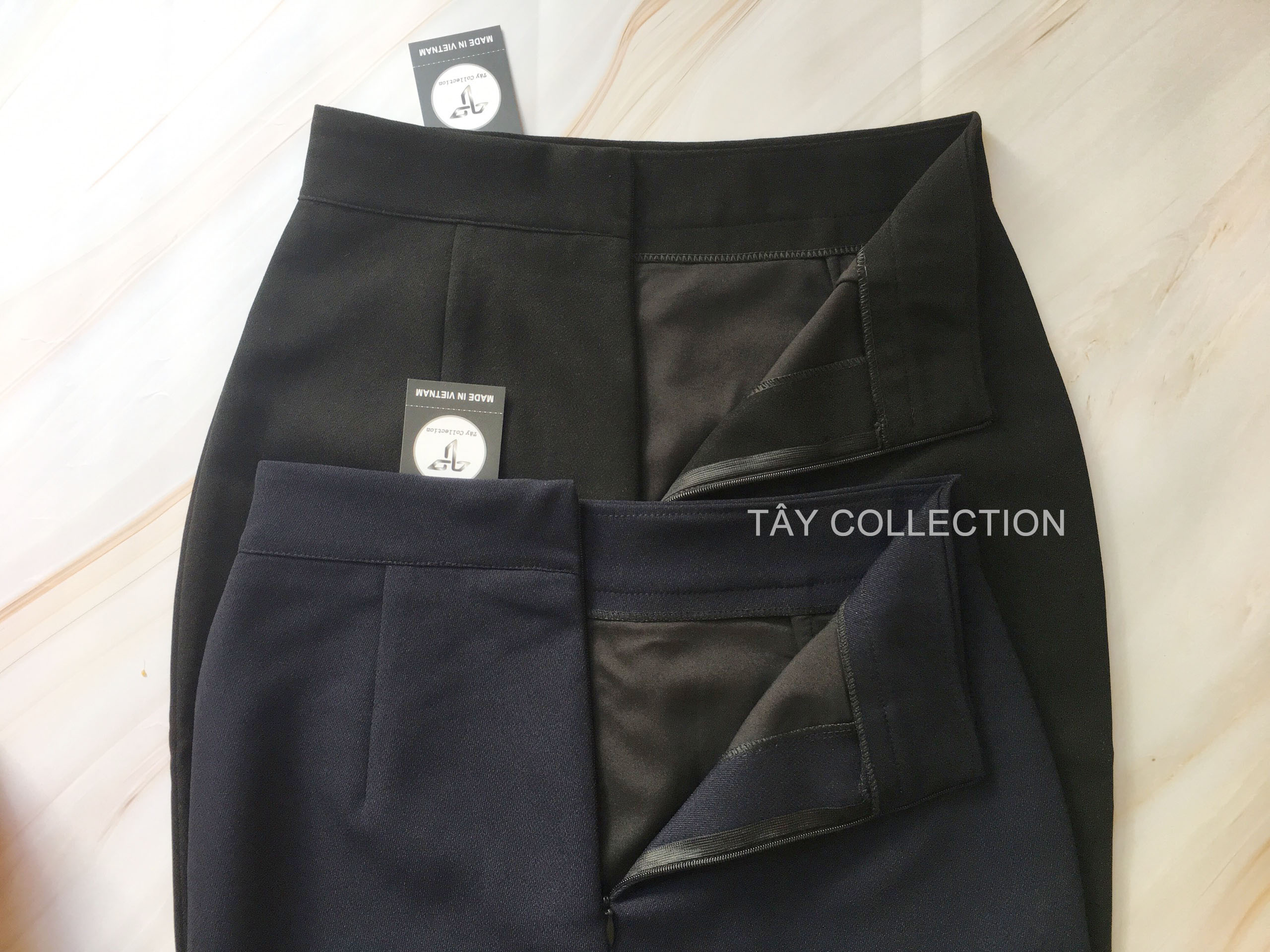 Chân Váy Bút Chì 2 Lớp Cao Cấp tây Collection