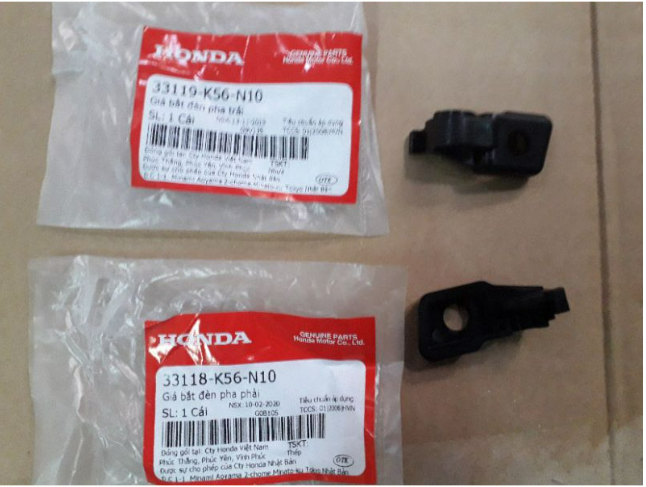 Cặp bát giữ pha đèn Honda winner 150 V1
