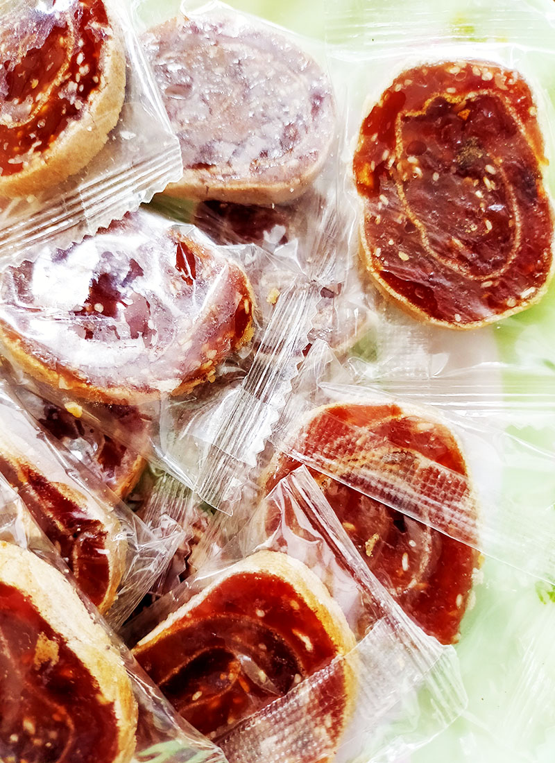 Bánh tráng dừa cuộn mứt chuối dẻo 500 gram