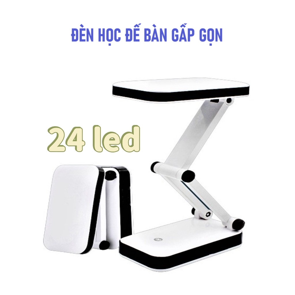 Đèn học để bàn chống cận gấp gọn cho bé- Đèn học 24 bóng led