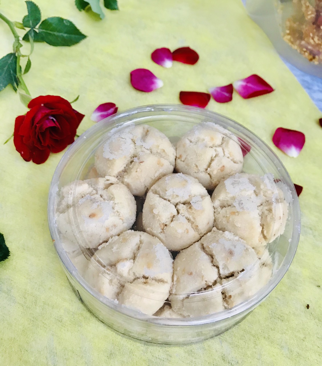 [HCM]Bánh Hạnh nhân mè trắng 200gr