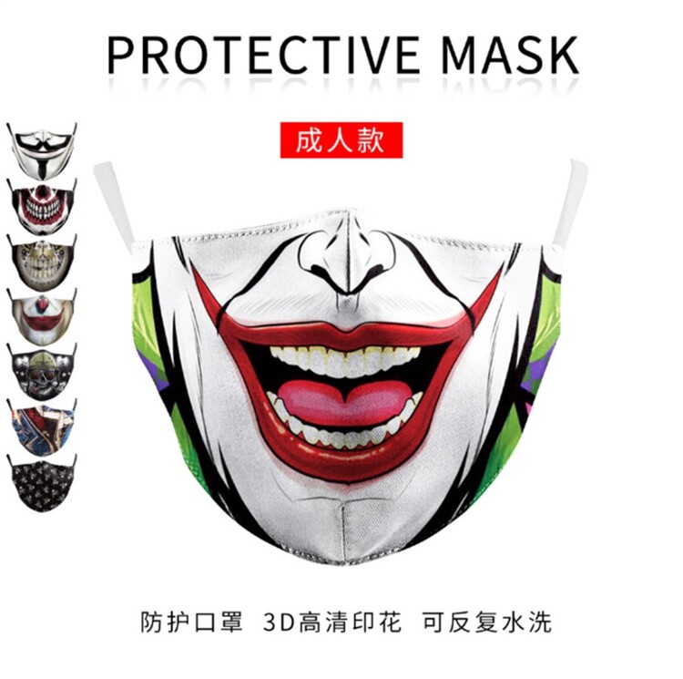 Khẩu Trang In Họa Tiết Joker 3D Monster Energy