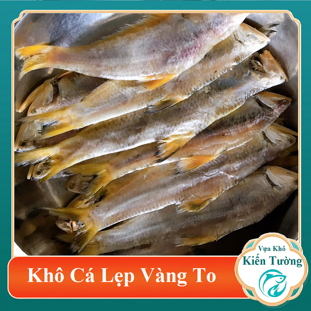 1 kg khô cá lẹp vàng đặc sản vàng cà mau-hương vị biển- vựa khô kiến tường