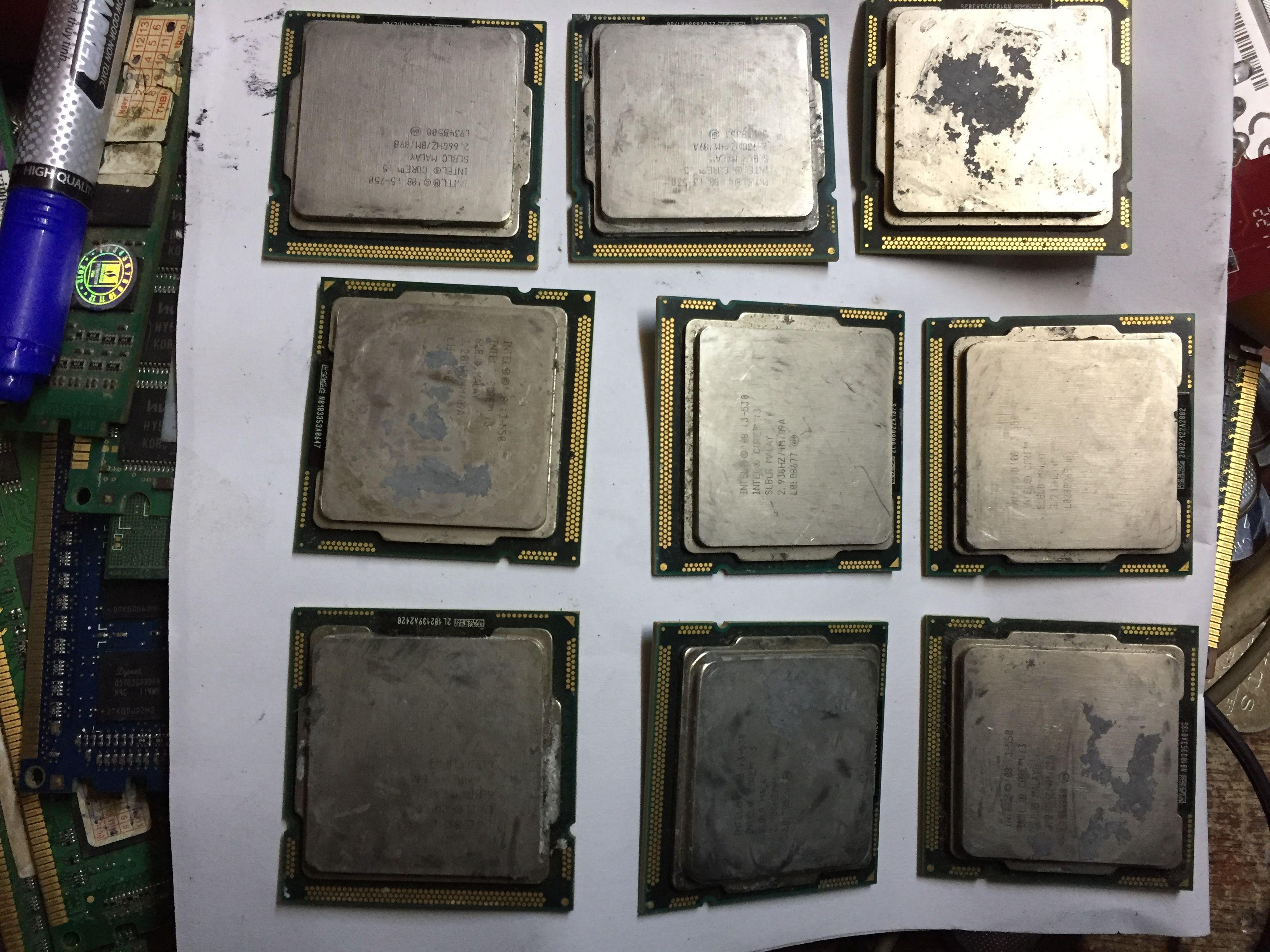 Bộ vi xử lý CPU Chip Core i3 Hỏng cho main H61, B75 Socket 1155