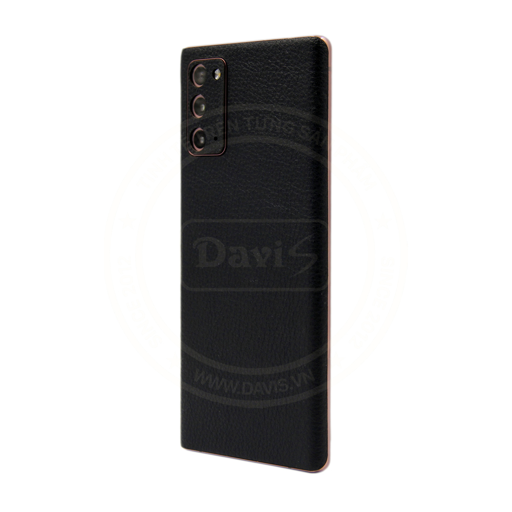 Dán da điện thoại Galaxy Note 20, làm từ da thật cao cấp - Chính hãng Davis