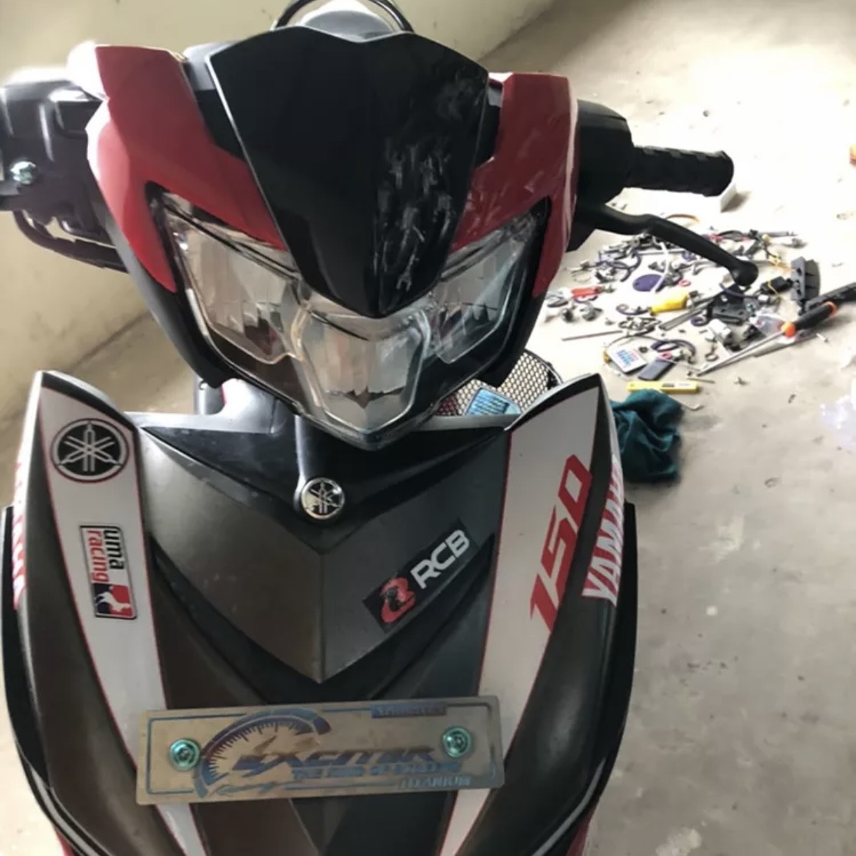 Pha đèn Ex150 2019 Gắn Ex150 2015 sài đồng hồ zin