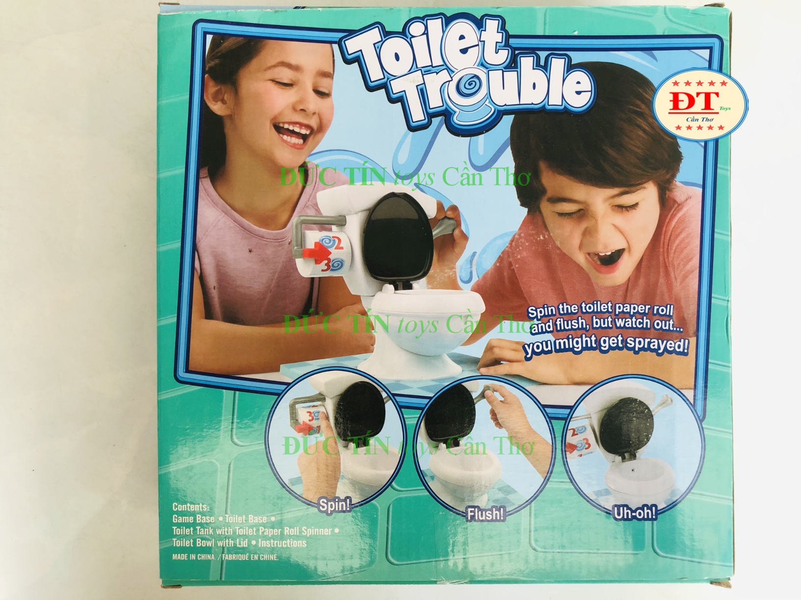 TRÒ CHƠI BOARDGAME TOILET TROUBLE