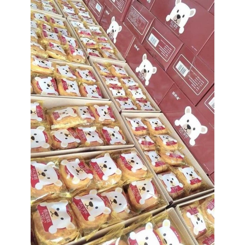 Bánh Bông Lan Ruốc Gấu - Bánh Ruốc Gấu Chà Bông - Gói 40G - foody.taiwan