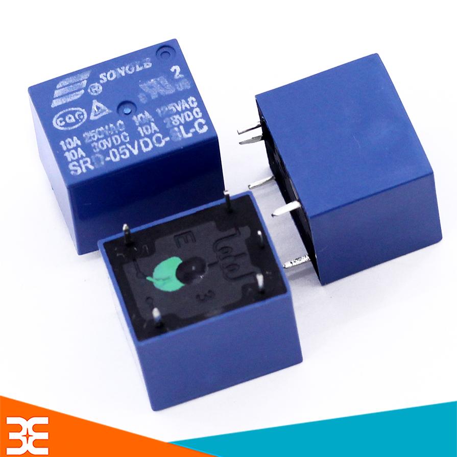 Combo 3 Chiếc Relay Songle SRD 5P 10A 5VDC