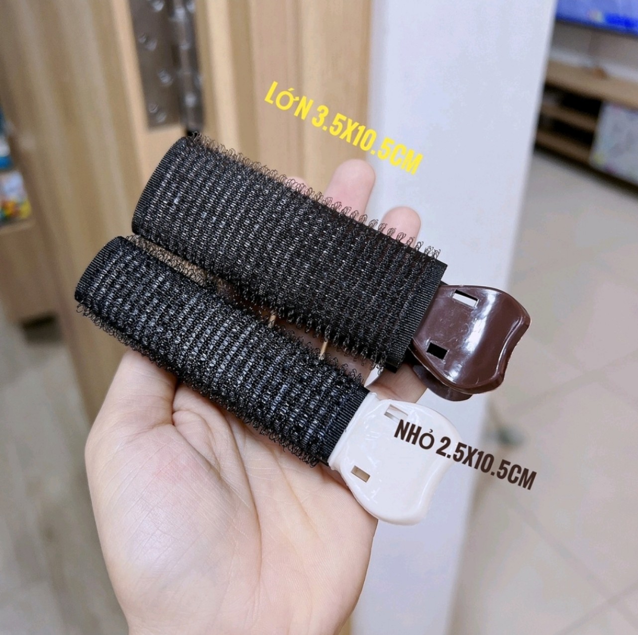 Kẹp vịt phồng chân tóc size 3,5 cm và 2,5 cm