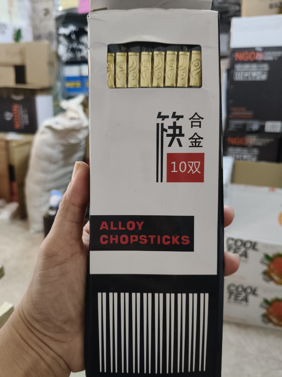 Combo 50 đôi Đũa ăn mạ Vàng