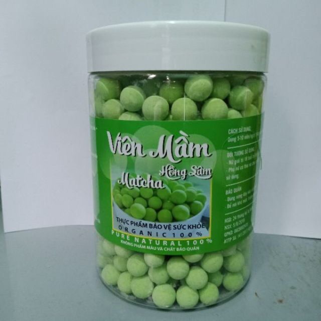 1 HŨ VIÊN HỒNG SÂM  MÁT CHA COLLAGEN