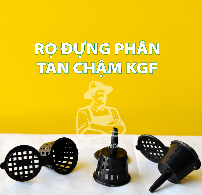 [HCM]Rọ đựng phân tan chậm KGF loại nhỏ hình tròn (100 cái)