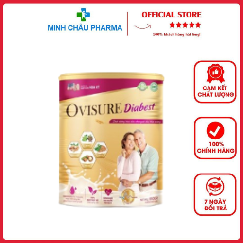 Sữa hạt tiểu đường ovisure diabest - hộp 650g