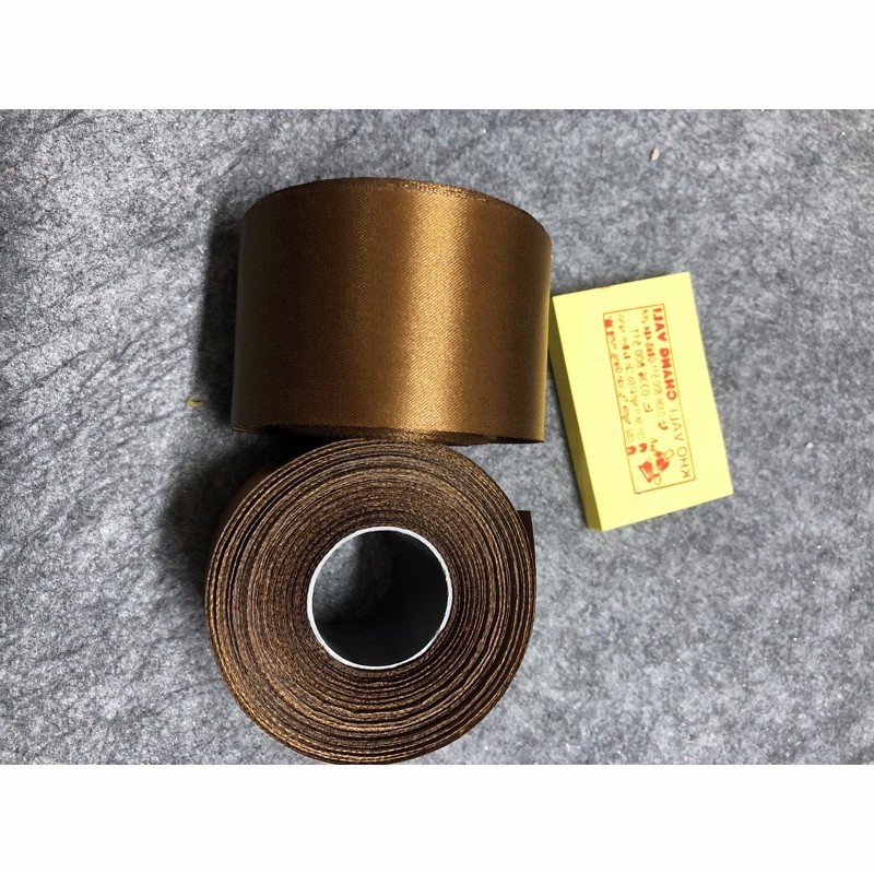 Duy băng lụa 5cm dài 22m làm nơ, làm hoa duy băng