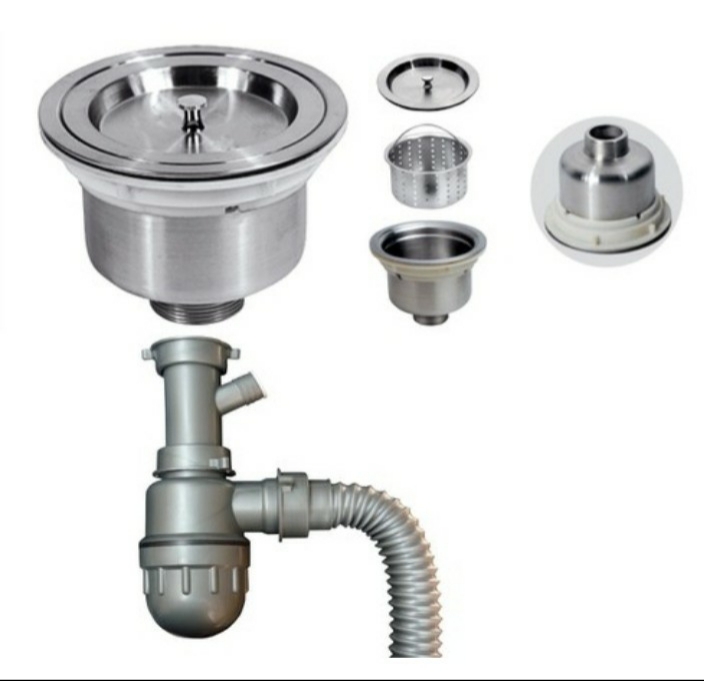Bộ xả chậu chén đơn phi 110 và 140mm