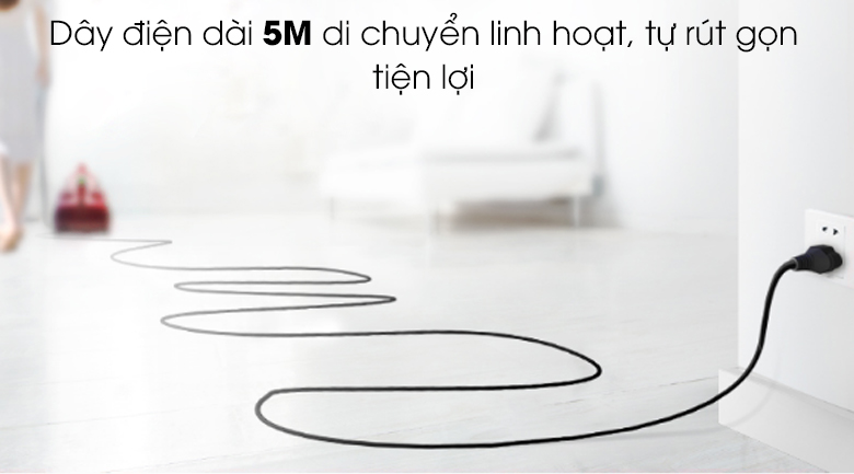 Máy hút bụi Hitachi CV-SF20 màu đỏ - [Hàng chính hãng] [Gian hàng uy tín]
