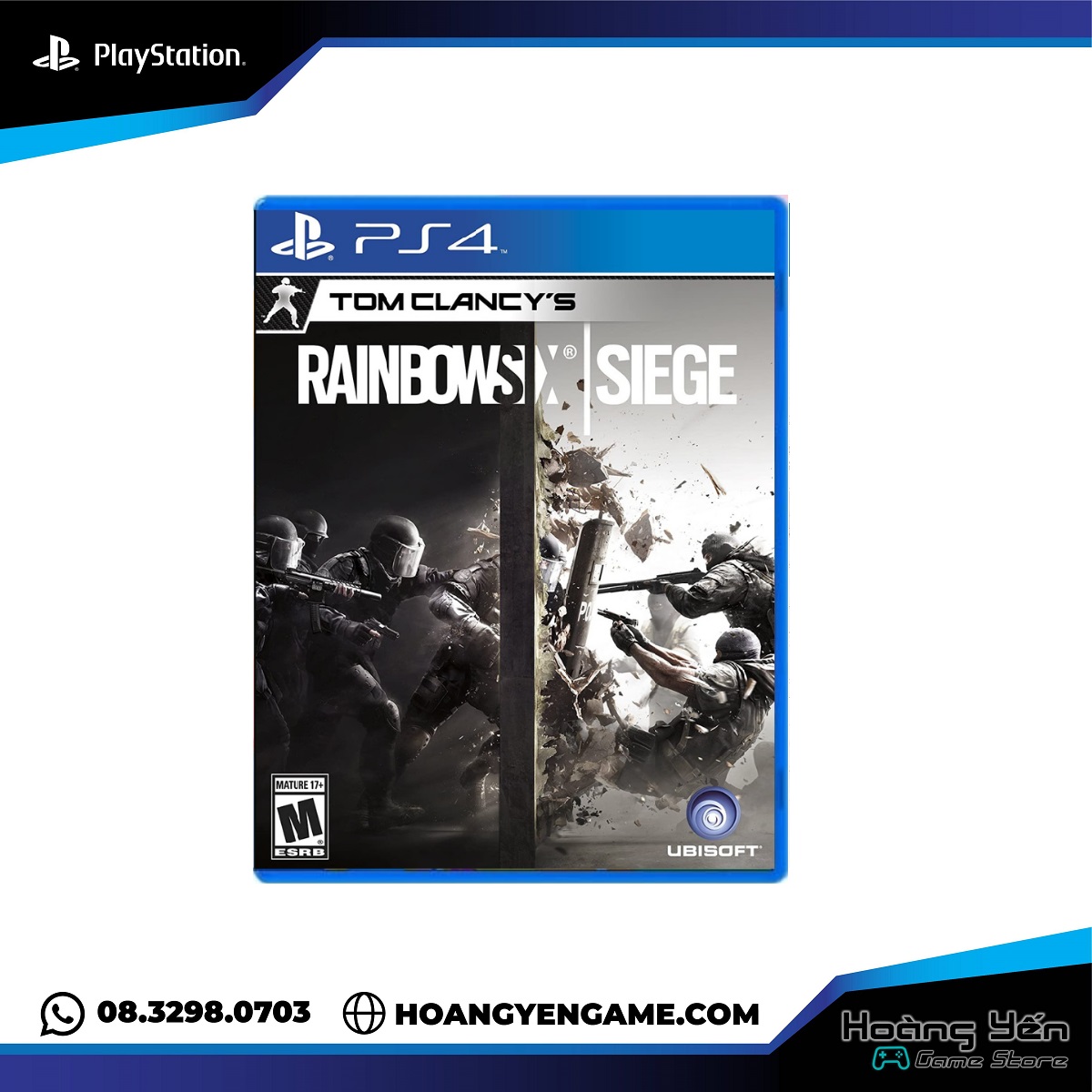 [HCM]Đĩa Game Tom Clancys Rainbow Siege PS4