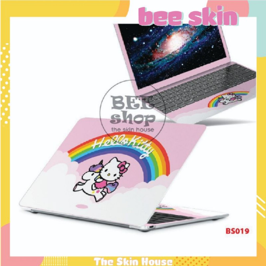 [04 themes] Skin, sticker, decal laptop for all brand laptop Macbook/Asus/Acer/Hp/Dell/Lenovo/Toshiba/....beeskin_decaldanlaptop