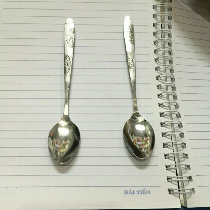 Combo 10 thìa rĩa inox uống cafe cán hoa văn đẹp