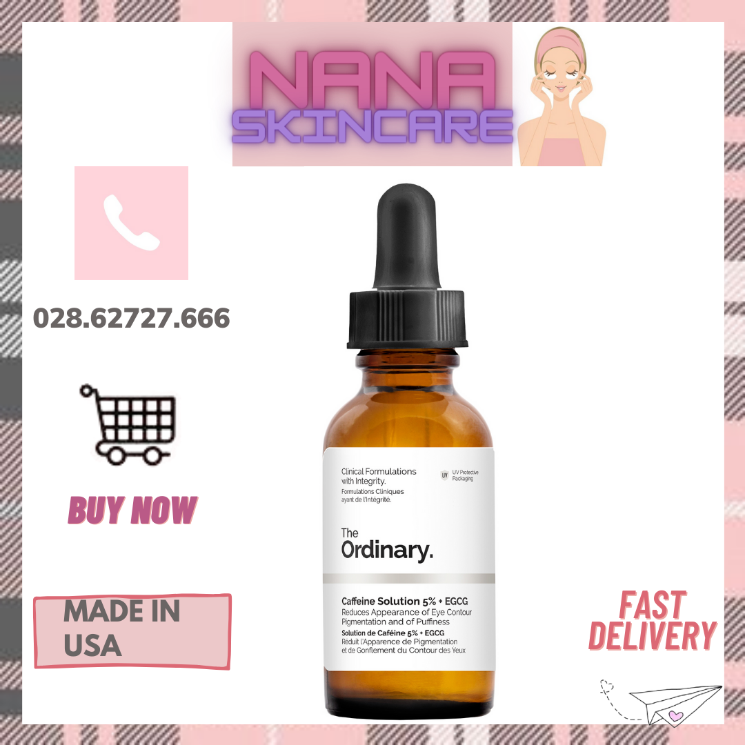 [HCM]Caffeine Solution 5% + EGCG The Ordinary 30ml