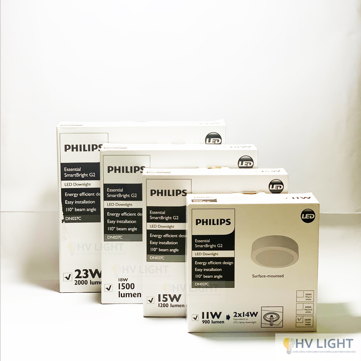[HCM]Đèn ốp trần Philips Led  tròn DN027C - ( dải công suất rộng  kiểu dáng đa dạng )