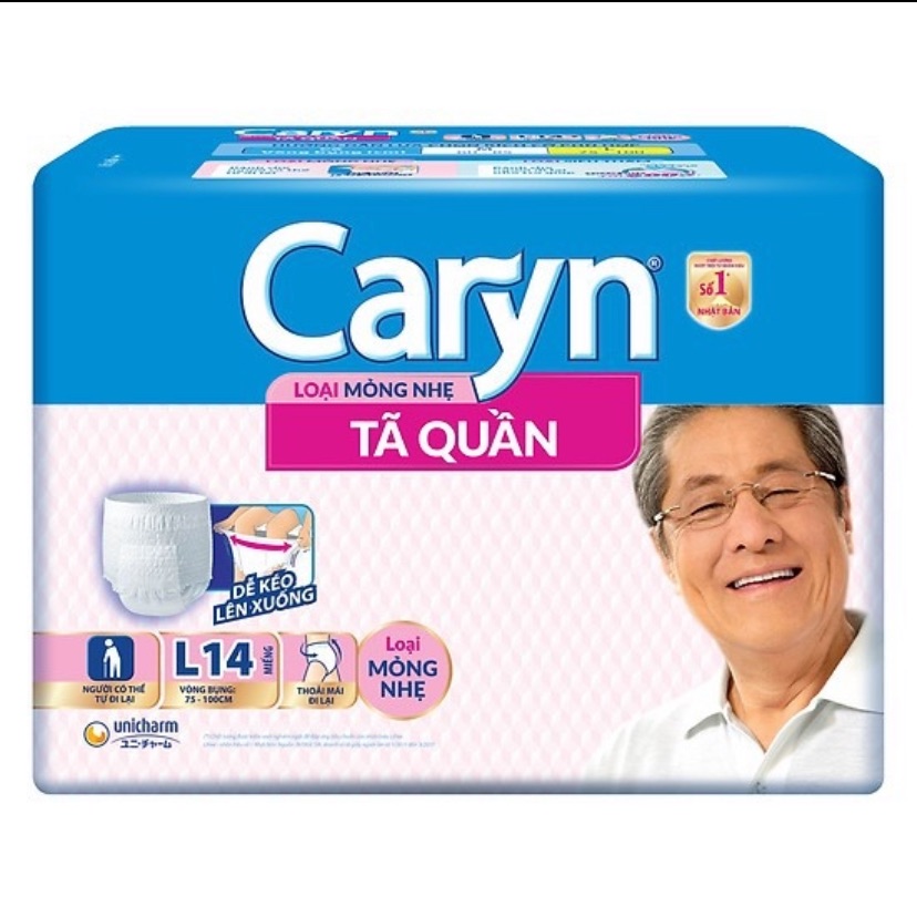 [HCM]Tã quần Caryn mỏng nhẹ L14